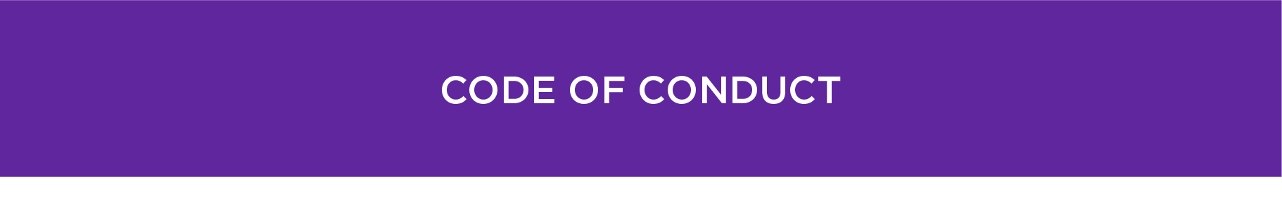 Code of conduct